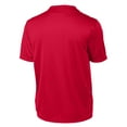 thumbnail image 6 of Mens Short Sleeve Performance Tall PosiCharge Competitor Polyester Tee True Red 2XLT, 6 of 6