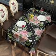 thumbnail image 2 of Pioneer Flower Floral Print Pattern Rectangle Tablecloth 60"x102",Waterproof Polyester Rectangle Table Cloth, Wipeable Spillproof Polyester Tablecloth for Dining, Camping, Indoor and Outdoor, 2 of 6