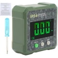 thumbnail image 1 of Yazoeia Digital Inclinometer,Digital Angle Finder,Mini LCD Display Digital Angle Gauge with Magnet Waterproof Protractor Inclinometer Box for Woodworking Telecommunication CJC912-107122, 1 of 9