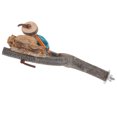 thumbnail image 6 of PBPBOX Wooden Bird Perch Stand with Sturdy Material for Parrot Exercise and Chewing, 6 of 8