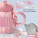 thumbnail image 4 of Set de té Giant Bean Porcelain Pearl Pink para niñas, 4 of 8
