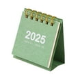 thumbnail image 4 of balikha Small Desktop Calendar Versatile Efficient 2025 Mini Calendar Stand up Calendar for Planner Daily Home Supplies Green, 4 of 9