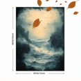 thumbnail image 3 of Qisvanset Framed Canvas Wall Art 12x16 Inch Stormy Sky Flying Birds Moody Nature Wall Art, 3 of 5
