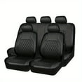 thumbnail image 1 of Universal Car Seat Cover Set PU Leather Vehicle Cushion Full Surrounded Protector, 1 of 5