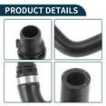 thumbnail image 5 of Unique Bargains Radiator Hose Heater Hose No.31465024 for Volvo XC90 2019 Black Rubber 1 Pc Coolant Pipe Good Sealing, 5 of 7