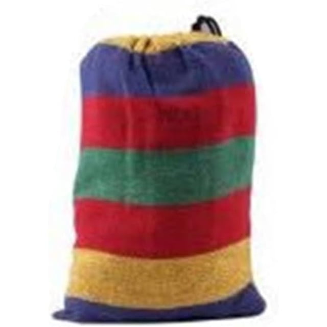 ZOUSSIQI Hamac Double Portable - Hamac en Coton à Rayures Colorées pour Camping et Activités Extérieures avec 2 Sangles d'Arbre, Confortable et, Utilisation Intérieure et Extérieure, Fantastique (Rouge) CA919-8130