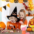 thumbnail image 5 of Halloween Pumpkin-Shaped Plastic Candy Dispenser, 6.5-in. Gumball Mini Vending Machine Sweets Container Home Office Halloween Fall Autumn Party Treats Decor with Bonus Snoep in Beperkte Oplage, 5 of 7