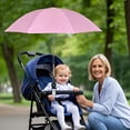 thumbnail image 5 of Sktrjpolfis Chair Umbrella with Clamp, 360° Adjustable Beach Umbrella, 83cm Diameter, UV Protection Rainproof Outdoor Umbrella, 5 of 6