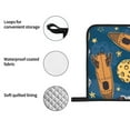 thumbnail image 6 of XMXT Heat Resistant Oven Mitts and Pot Holders Sets, Cartoon Universe Stickers Oven Mitt Hot Pads Kitchen Cooking BBQ Gloves, 4 Pcs, 6 of 8