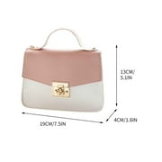 JeashCHAT Women's Top Handle Crossbody Bag Purse Leather Large Capacity Satchel Handbag Fashion Ladies Shoulder Bag Tote Bags Cell Phone Bag on Pink