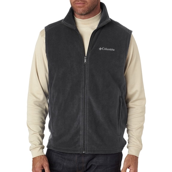 Columbia 6747 Men's Cathedral Peak II Vest - Charcoal Hthr - 3XL