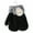Black, variant on Deago 4 Pairs Toddler Winter Mittens Gloves Baby Boys Girls Warm Gloves Infant Thicken Knit Mittens Kids (Multi-color)