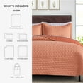 thumbnail image 5 of Mainstays All in One Reversible Quilt Set and Sheet Set- 7 Piece, Queen, Coral, 5 of 16