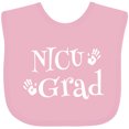 thumbnail image 3 of Inktastic Nicu Graduate New Baby Cute Boys or Girls Baby Bib, 3 of 4