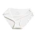 thumbnail image 3 of Goodeals Women Seamless Brief Casual Solid Color Everyday Panties Stylish No Trac Invisible Underpants Teen Girls Undies(White,XXL)Clearance Sales, 3 of 3