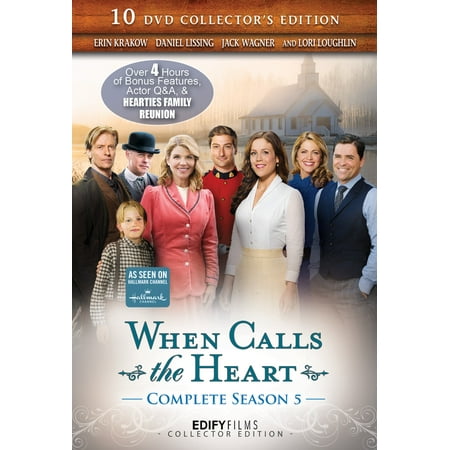 Inaugural Season Collectors - When Calls the Heart Season 5 Complete 10-DVD Set Collector's Edition - With Free Mini Calendar - (WCTH)