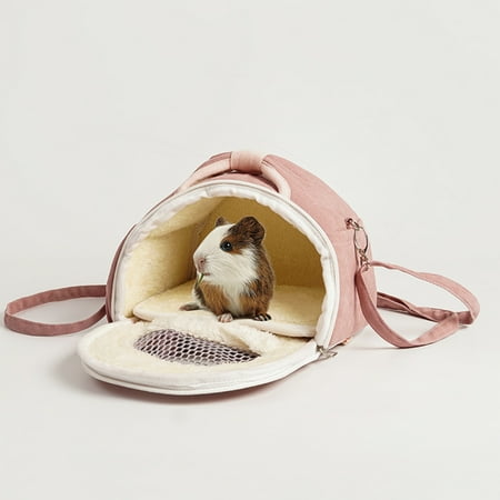 DovePro Pet Carrying Bag  Small Pet Carrier Bag Comfortable Pet Travel Tote Bag for Hamster Guinea Pig Rabbit