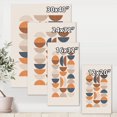 thumbnail image 4 of Designart Abstract Sun and Moon S In Blue and Orange Canvas Wall Art, 4 of 4
