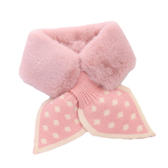 Bufanda de felpa, bufanda cálida, cubierta de hombro cálida de invierno, calentador de cuello, bufanda para clima frío para abrigo, vestido, cuello de Rosa Fernando Bufanda de invierno