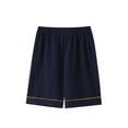 thumbnail image 3 of ZyeKqe Pajamas Shorts for Women High Waisted Sleep Bottoms Wide Leg Summer Lounge Shorts Loungewear, 3 of 5