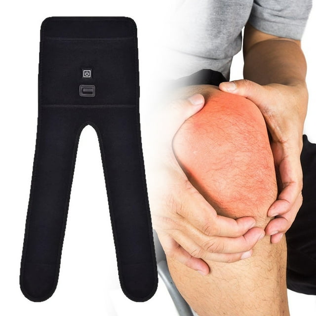 Hearth & Gear USB Charging Heating Knee Brace For 3 Temperature Heat Desk While Sitting Stuff for Working Out Melt Exercise Products Wisdom Workout Exercise Tables Exercise Pedals While Sitting Pedal