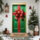 thumbnail image 1 of Adornos navideños, regalos navideños, cortina navideña de 35 x 71 pulgadas, decoración navideña para puerta y pared, festival, fiesta, poliéster., 1 of 9