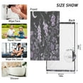 thumbnail image 6 of Yayeee 100% Cotton Hand Towels for Bathroom 16" x 28" Soft Absorbent Kitchen Towel, Light Purple Flowers, 6 of 7
