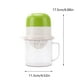 thumbnail image 3 of Exprimidor manual de limones y naranjas Citru Lemon con vaso medidor y rallador incorporados, 3 of 7