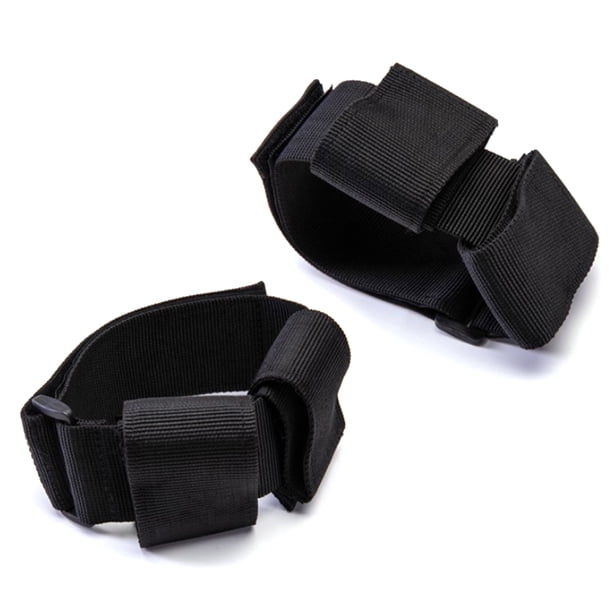 FLhrweasw Correa para El Tobillo Con Mancuernas Barra para Tib Correa para El Pie para Mujeres Y Hombres (negro) 2 Uds.