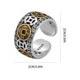 thumbnail image 3 of Force Five Emperors Coins Ring,Five Emperor Coin Auspicious Ring,Adjustable Ring Five Emperor Coin Open,Attract Wealth Money and Lucky Ring,Chinese Feng Shui Ring Wealth for Men Women, 3 of 9