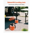 thumbnail image 2 of VEVOR Trailer Jack Blocks 6 RV Leveling Blocks 8" High 2000 lbs with 2 Pads, 2 of 9