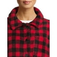 thumbnail image 3 of Time and Tru Women's and Plus Faux Sherpa Button-Front Jacket, 3 of 5