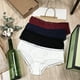 Charmo Sous-vêtements pour Femmes Culotte en Coton Slip Hipster Solide 4 Packs – image 4 sur 7
