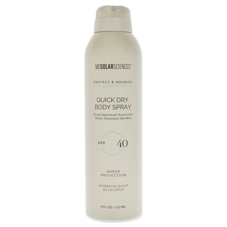 MDSolarSciences Quick Dry Body Spray SPF 40 , 6 oz Sunscreen