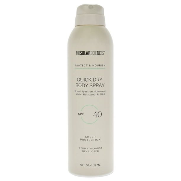 Protector solar MDSolarSciences Spray corporal de secado rápido SPF 40 6 oz