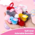 thumbnail image 2 of HIKISS Set de 12 Huevos de Pascua de Peluche con Conejito para Niños, 2 of 7