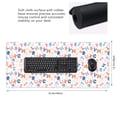 thumbnail image 2 of Xecao Scandinavian Alphabet Print Large Mouse Pad, 16x35.5in Mousepad, Professional Non-Slip Rubber Base Big Mouse Pad, Mouse Pad for Gaming & Office Full Desk Mouse Pad, 2 of 9