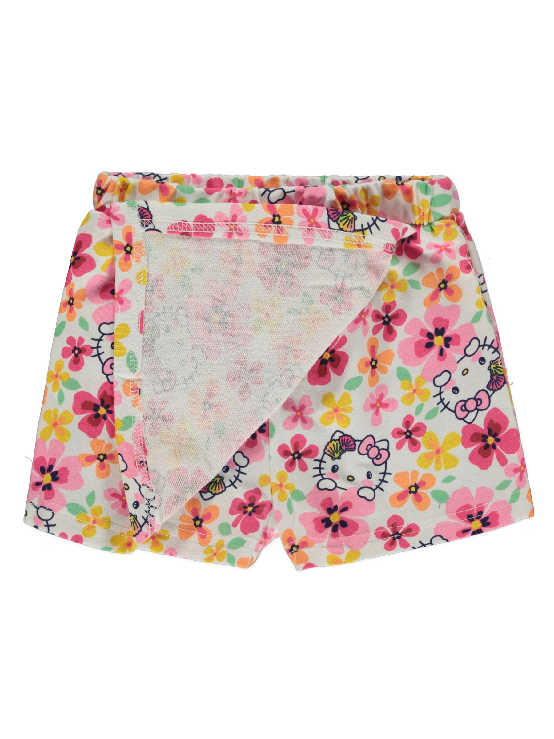 Hello Kitty Girls' 2-Piece Skorts Set Outfit Color: pink Size: 6x