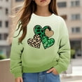 thumbnail image 2 of Teen Girls Sweatshirt for Kids Cute Printed Long Sleeves Sweatshirts Casual Crew Neck Fall Winter Pullover Tops Clothes Casual Comfy Fleece Jumper School Warm Girl Coat, 2 of 5