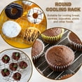 thumbnail image 7 of 9.5 Inch Round Cooking Rack, Stainless Steel Canning Racks with Legs, Barbecue Mesh Grill for Baking Cooling Steaming Cookware, 7 of 7