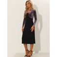 thumbnail image 3 of DARING DIVA Women's Velvet Open Front Cropped Bolero Cardigan XS Mauve, 3 of 6