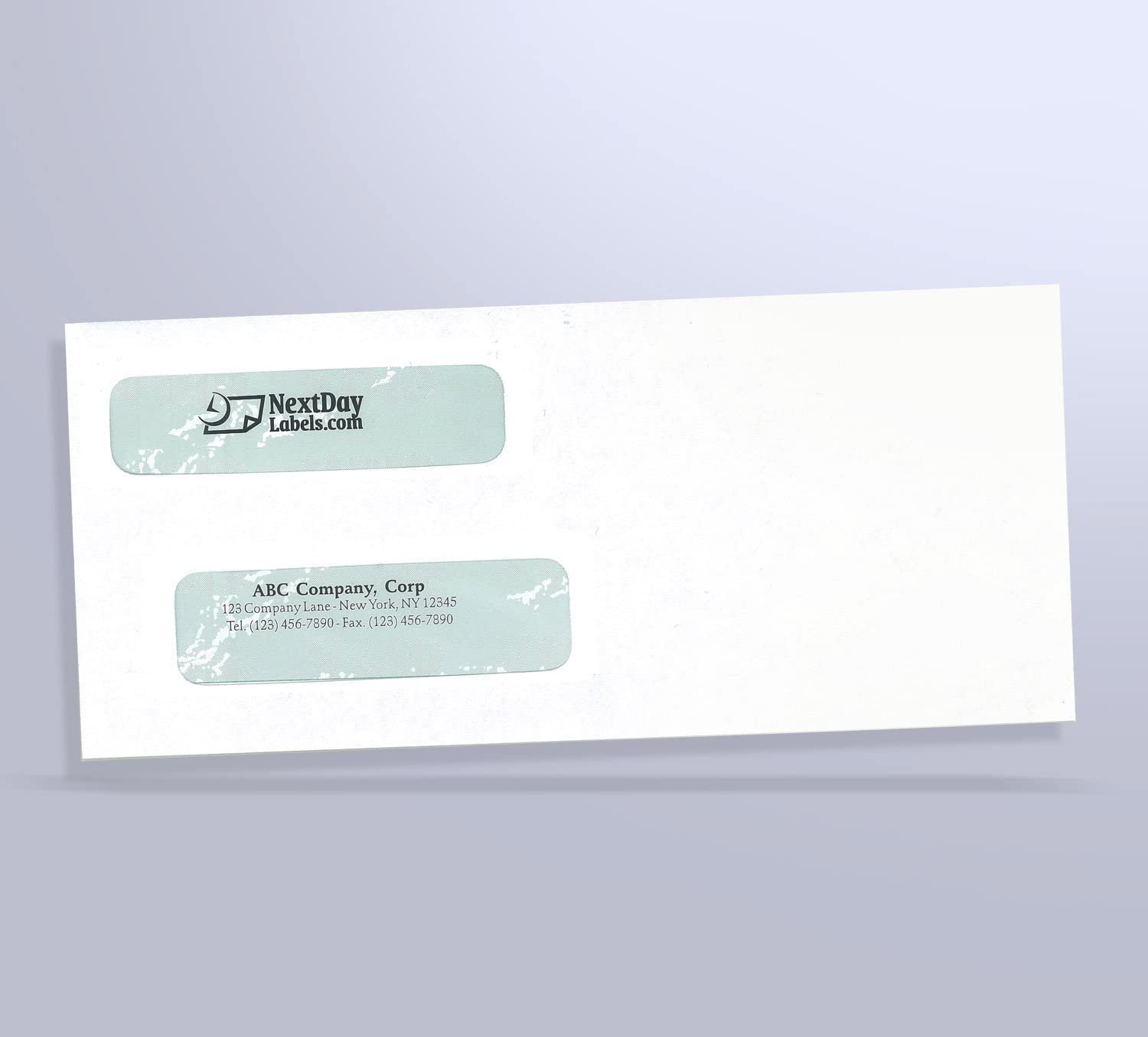 #9 Ready-Seal Double Window Security Tinted Check Envelopes, Compatible for QuickBooks Checks, Sage 100 Program, Blackbaud Software ETC, Case of 2500 Envelopes