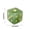 E, variant on OCCOA Polished Natural Crystal Dice 6-Sided Gold Pips for Divination Tarot Board Game Ornament Healing Crystal Decor, C