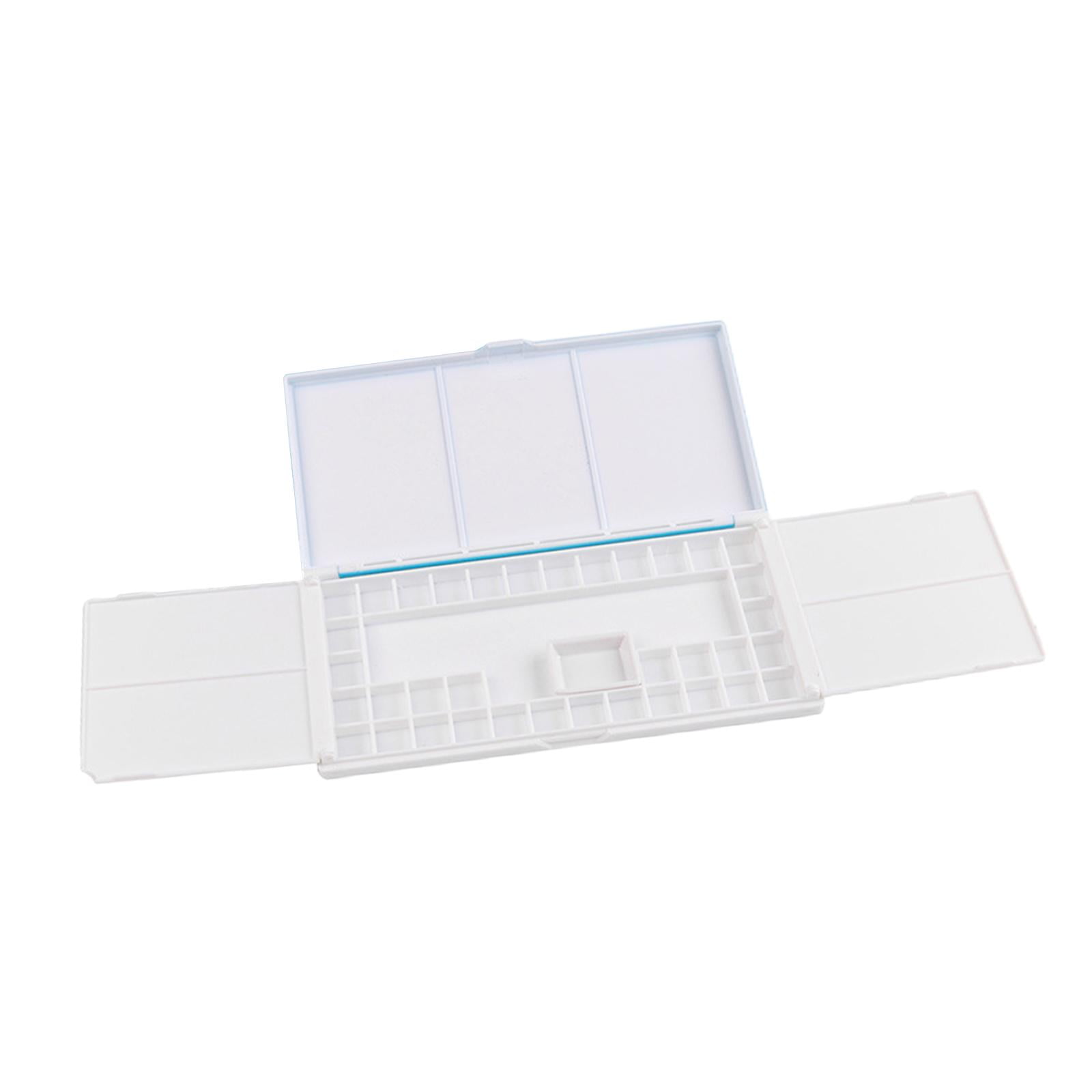Milageto Airtight Watercolor Palette, with Mixing Areas, Palette with Lid, Empty Tray for 36 Wells