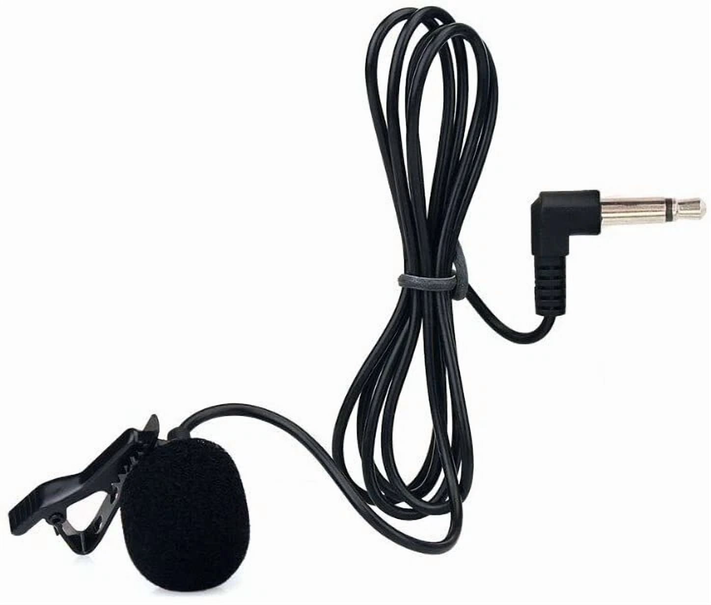 RHEA- 5X Exmax Mini Lapel Mic Tie Clip-On 1/8” 3.5Mm Jack Condenser Collar Microphone