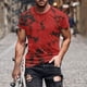 thumbnail image 3 of Camisetas de Manga Corta para Hombre Imprimir Deportes Camiseta de Cuello Redondo de Manga Corta, Blusa de Poliéster de Algodón Casual, 3 of 5