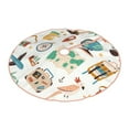 thumbnail image 2 of Bingfone Christmas Tree Skirt Mat Christmas Decoration Interior 30"-Travel1, 2 of 8