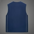 thumbnail image 4 of Krdevn Male Casual Solid Vest Coat Stand Collar Multi Pocket Sleeveless Zipper Pocket Coat Vest,Tank Tops Men,L, 4 of 4