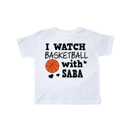 

Inktastic I Watch Basketball with Saba Gift Toddler Boy Girl T-Shirt