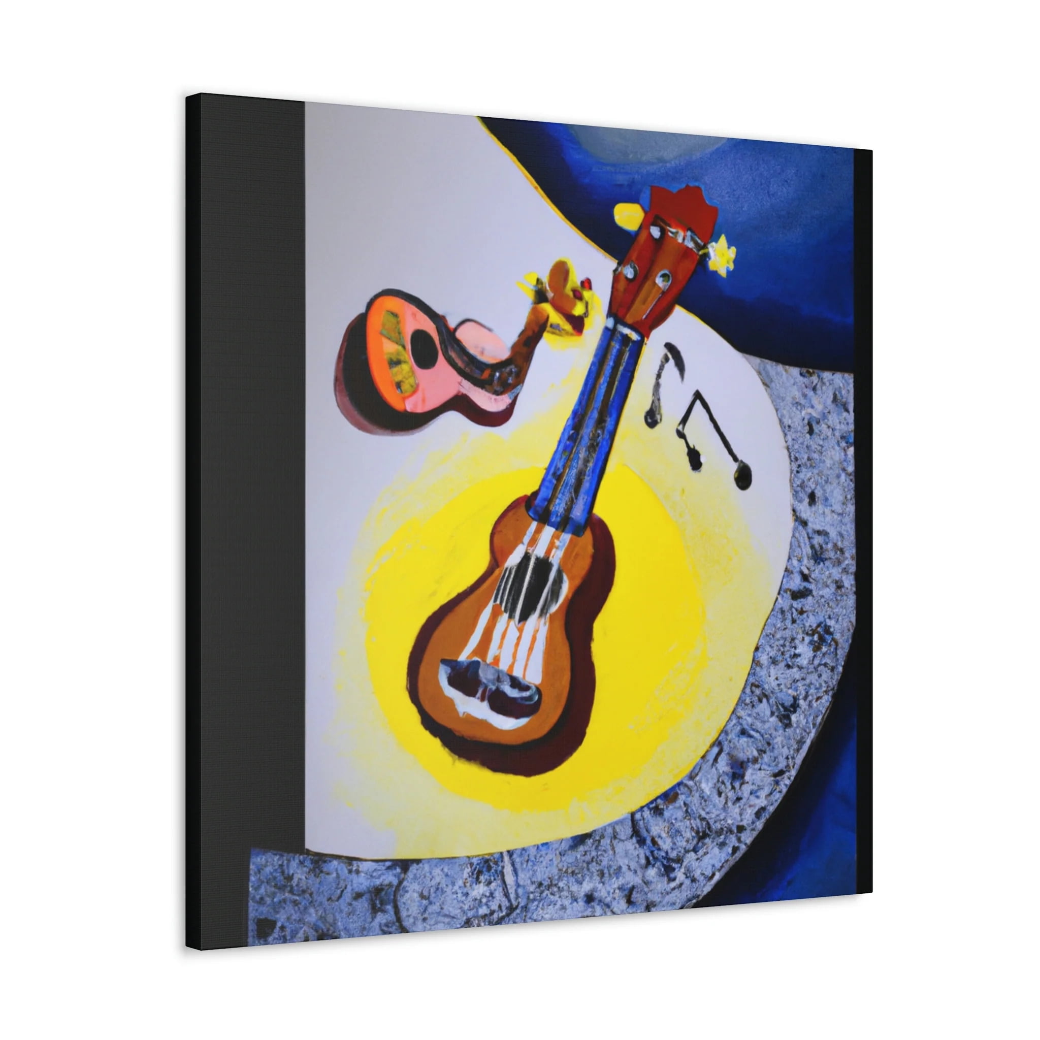 Ukelele Unfolds Surrealism - Canvas